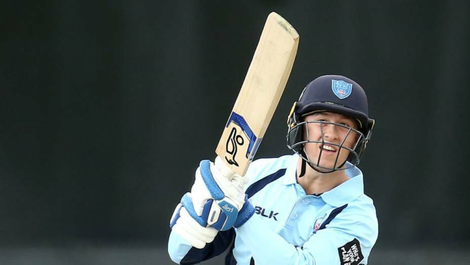  Ulladulla's Matthew Gilkes playing for the NSW Blues side. Picture by Cricket NSW 