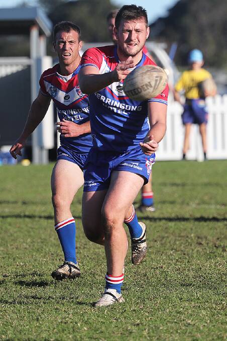 DOMINANT: The Gerringong Lions hit 40 points for the third straight game, as they chalk up another two points. Picture: Brian Scott.