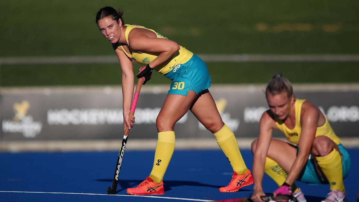 SWITCHED ON: Grace Stewart. Picture: Hockey Australia.