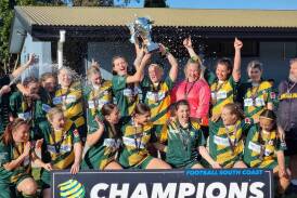 The 2023 premiership winning first grade Shoalhaven FC women. Picture supplied. 