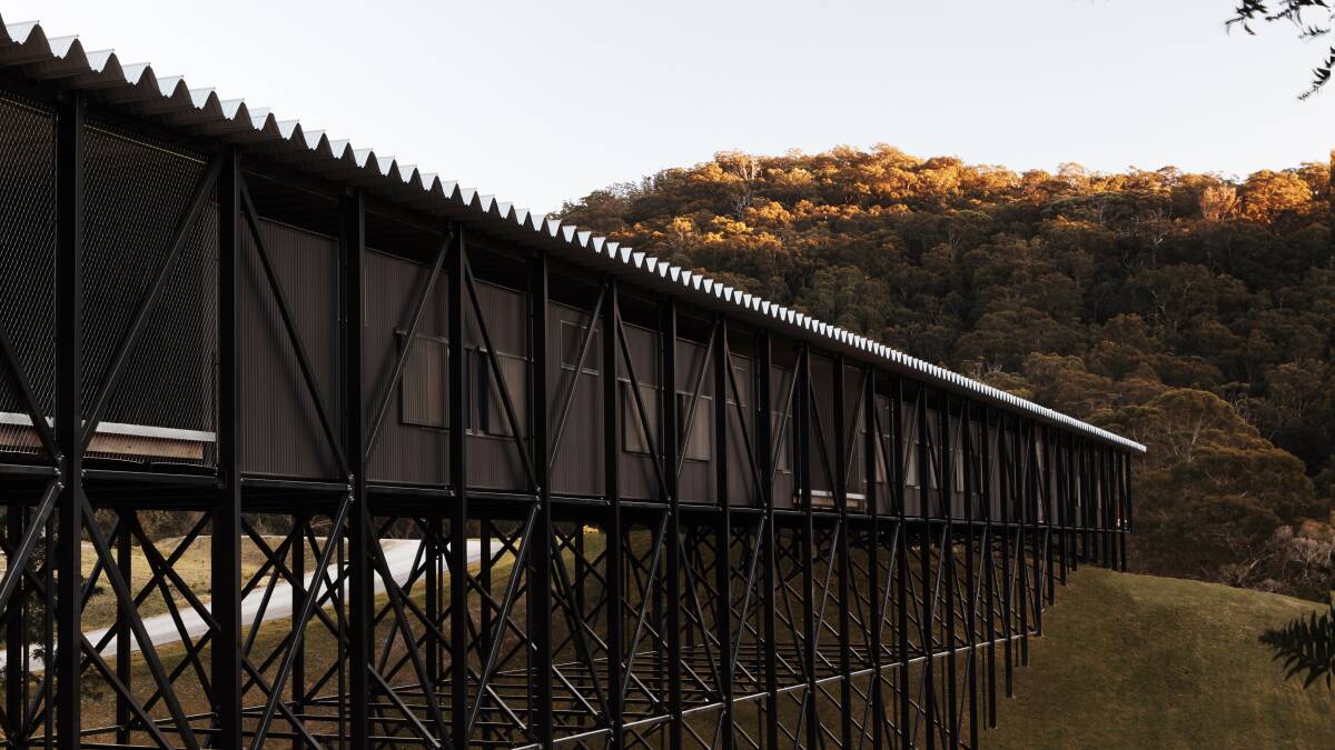 Bundanon's Bridge for Creative Learning. Picture by Zan Wimberlay