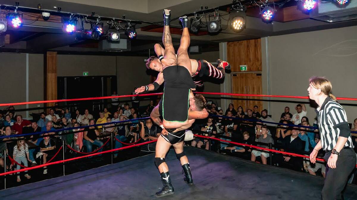 THUNDER DOWN UNDER: Wrestling is back with a bang in the Shoalhaven. Picture: Supplied. 