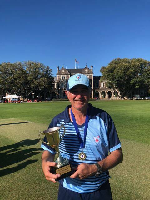 Worrigee's Gary Fuss put all of his bowling skills on display to lead NSW to a national title. Supplied picture 
