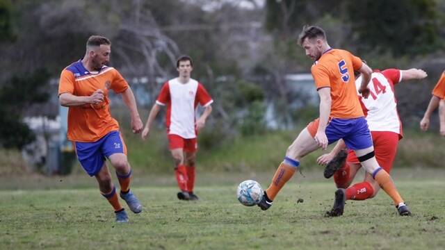 COMEBACK: The Culburra Cougars in their 2-1 win over St Georges Basin. Picture: Tamara Lee.