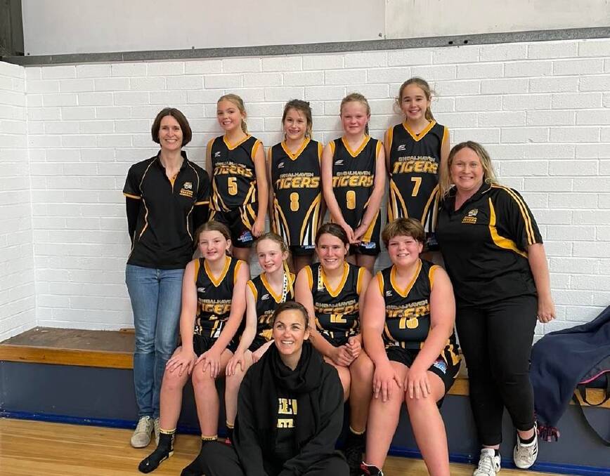 The U12 Shoalhaven Tigers had a strong run through to the semi-finals. Picture supplied. 