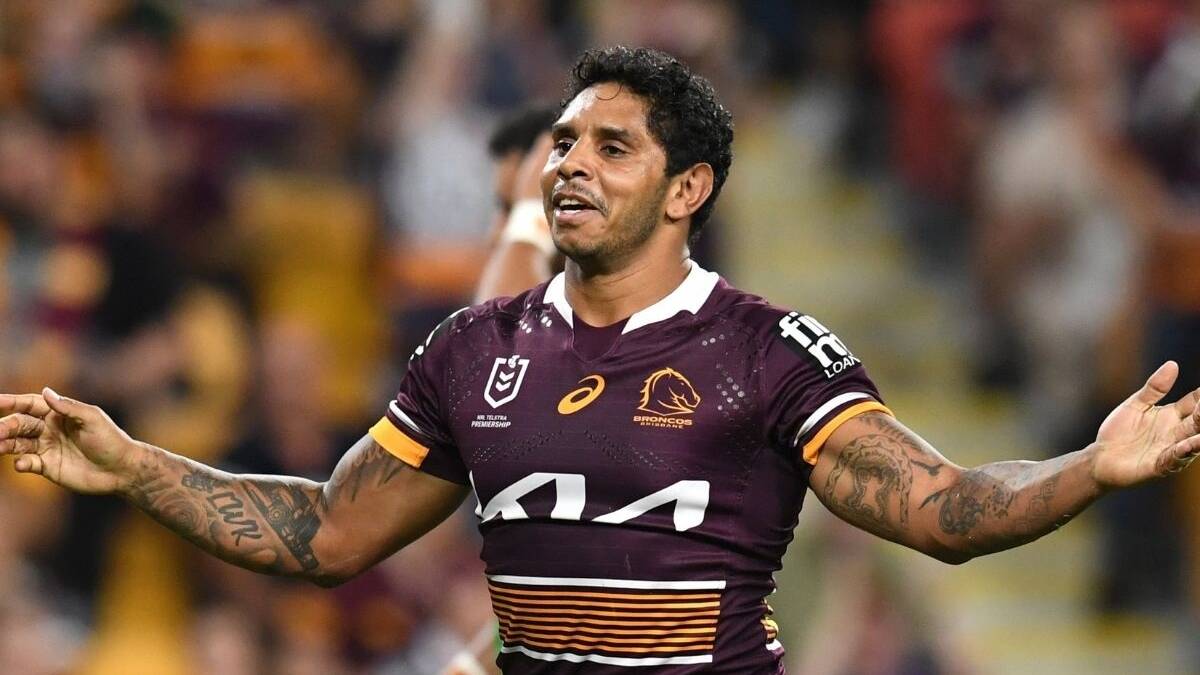 Albert Kelly with the Brisbane Broncos. Picture by NRL Photos 