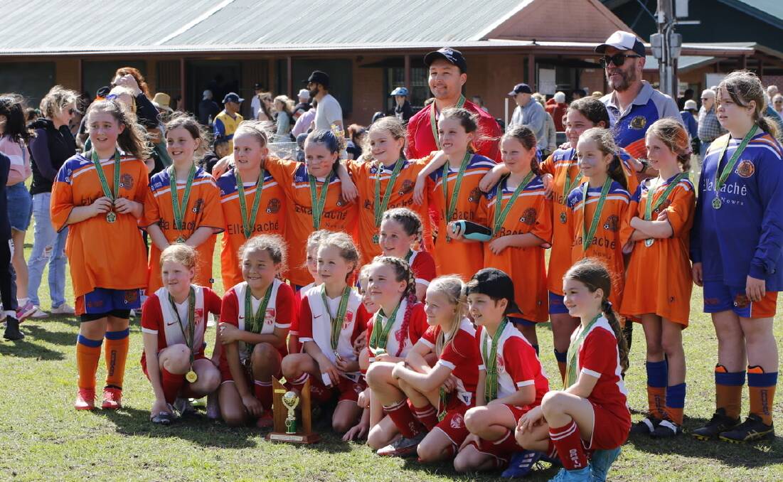 Basin became the inaugural winners of the U10 Girls competition. Picture by Tamara Lee 