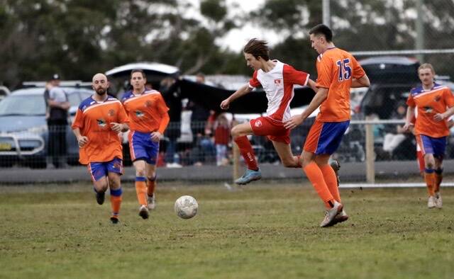 COMEBACK: The Culburra Cougars in their 2-1 win over St Georges Basin. Picture: Tamara Lee. 