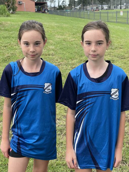 STARS ON THE FIELD: Khloe and Maddison Houghton. Picture: Supplied. 