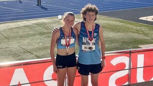 Amelia May (Left) and Nic McGill (right) travelled to Adelaide to compete. Supplied picture 