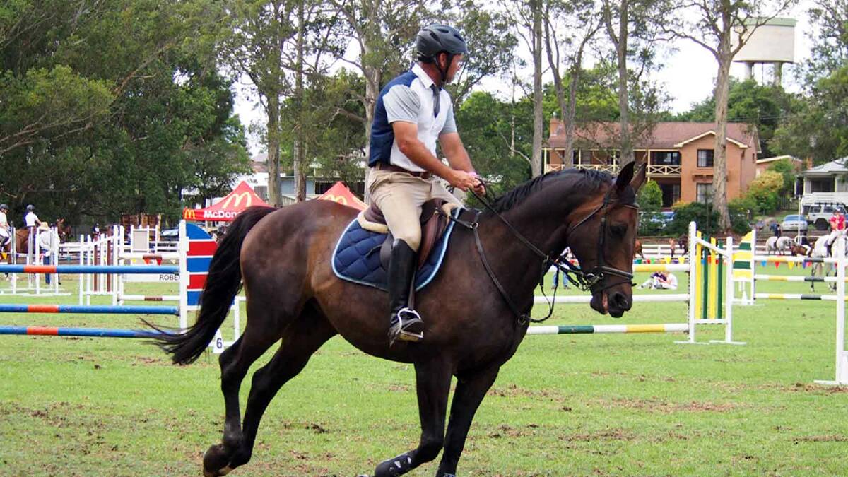 JUMPING WITH THE BEST: The Nowra Show has always had a very successful horse section program throughout it's history. Picture: Supplied.