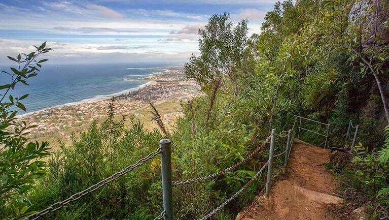 Sea view: Sublime Point walking track takes you to an amazing lookout in Illawarra Escarpment State Conservation Area. Picture: National Parks & Wildlife Service/Nick Cubbin