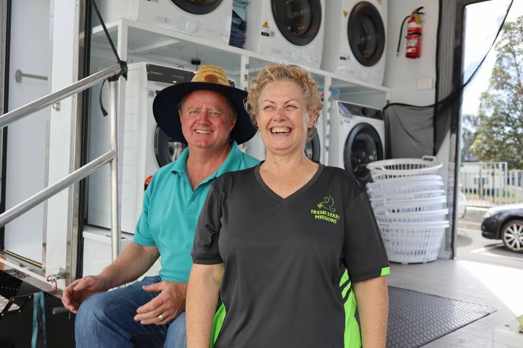 Hamilton and Susan Gervaise of Fresh Start Missions. The couple are usually based in the Illawarra, but hit the road to the Shoalhaven for Thrive Together Fair. Picture: Jorja McDonnell