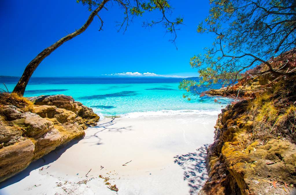TRAVEL COMPANION: South Coast photographer Andy Hutchinson has launched his first travel book, The Complete Guide to Jervis Bay. The guide features his favourite spots on the Bay, including Murray's Beach. Picture: Andy Hutchinson