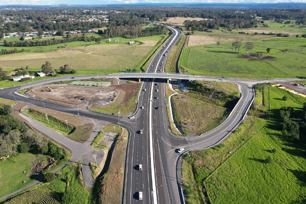 All four lanes are now open on Princes Hwy, Berry to Bomaderry section. Picture: supplied.