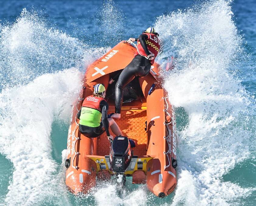 Inflatable Rescue Boat crews will descend on Mollymook Beach this month, for the Australian IRB Championships. Picture: supplied.
