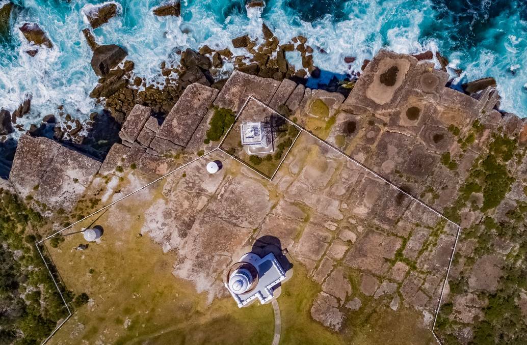 Point Perpendicular Lighthouse, as seen from above. Picture: Andy Hutchinson.