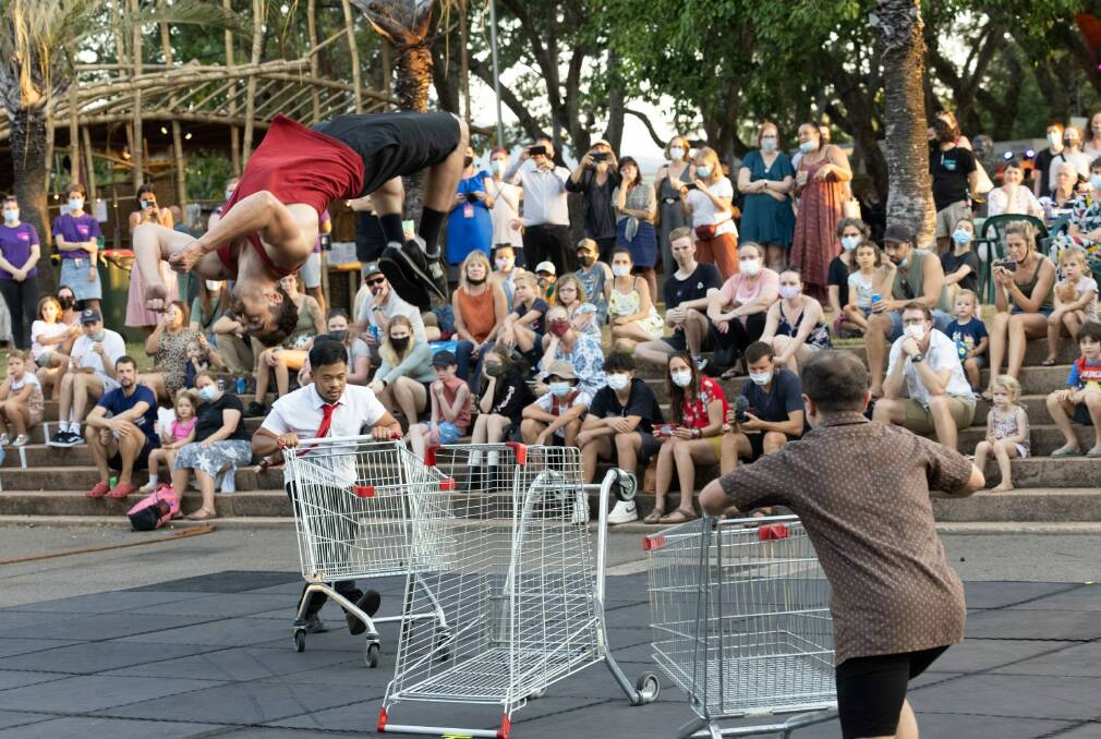 Found Objects will leave audiences on the edge of their seat, with their combination of dance, acrobatics, theatre and more. Picture: supplied.