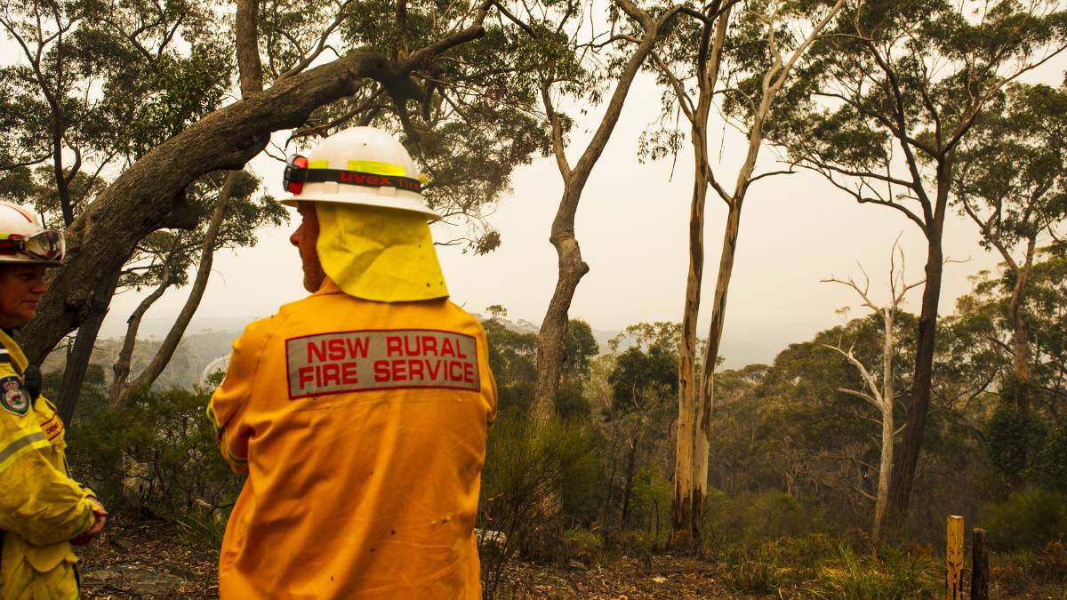 NSW Rural Fire Service has issued a total fire ban for the Southern Ranges fire district. Both the Southern Ranges and Illawarra/Shoalhaven have a high fire danger rating today. Picture by Dion Georgopoulos