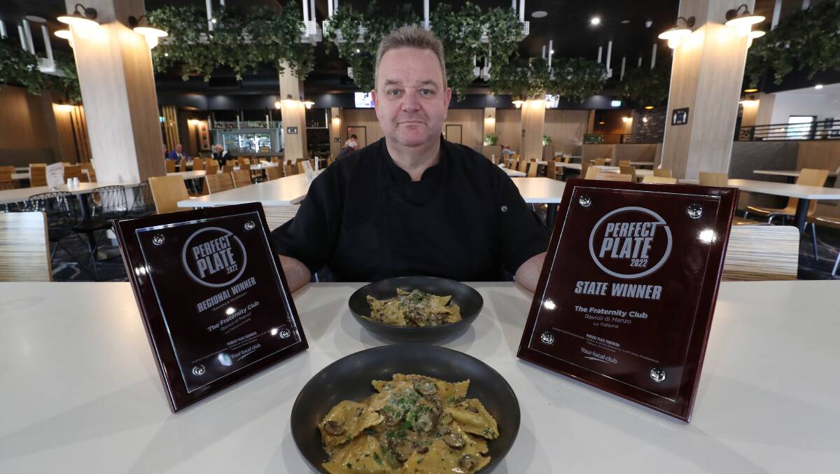Mauri and his team at La Trattoria have taken out the Perfect Plate award two years straight, and intend to enter the competition again next year. Photo: Robert Peet, Illawarra Mercury