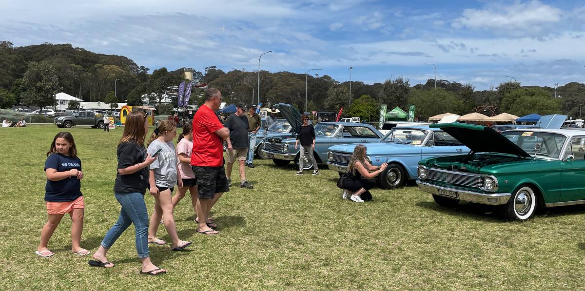 The 22nd Early Falcon Nationals, held in Narooma October 13-15, was a drawcard for people, including females, of all ages. Picture by Marion Williams