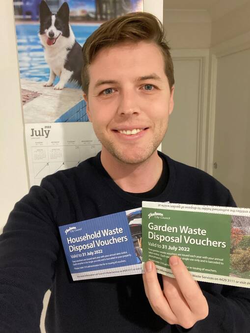Ward two Councillor Paul Ell is determined to extend the use for the Household and Garden waste vouchers. Picture: Supplied. 