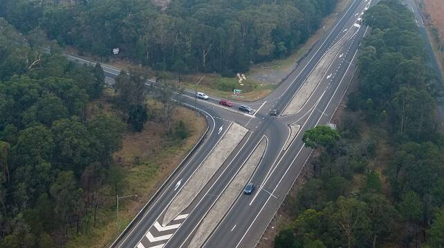 The Jervis Bay turn off where major work is expected to begin in 2023. Picture: Supplied. 