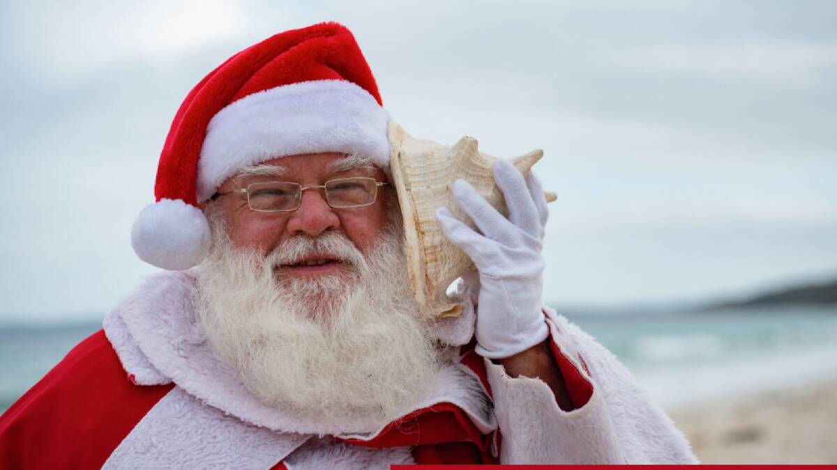 Bob Hanlon, AKA, the Jervis Bay Santa, has raised funds to hold a Christmas lunch for the homeless. Picture supplied.