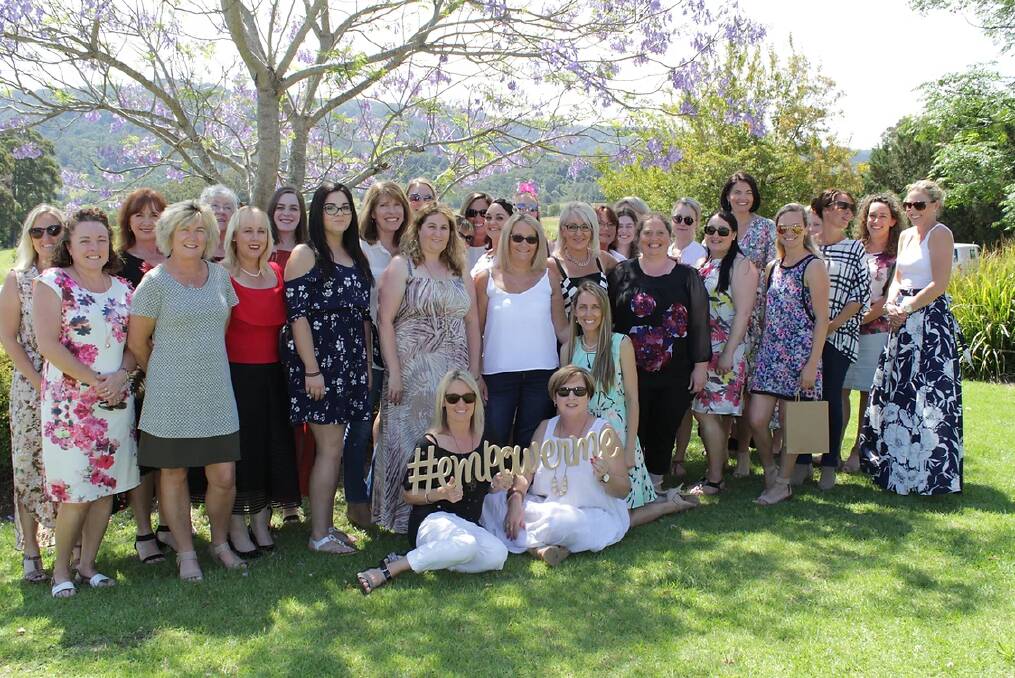Ladies enjoying the sun at a recent fundraiser held by Shoalhaven's 'Empower Me Program.' Picture supplied.