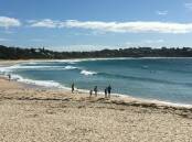 Stay away from the water at Mollymook Beach