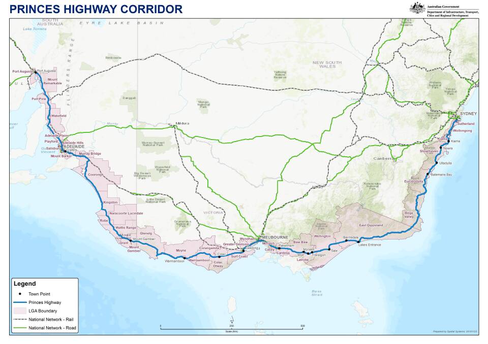 Princes Highway corridor strategy complete