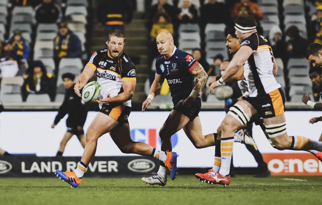 The Brumbies came up trumps against Melbourne. Photo: Dion Georgopoulos