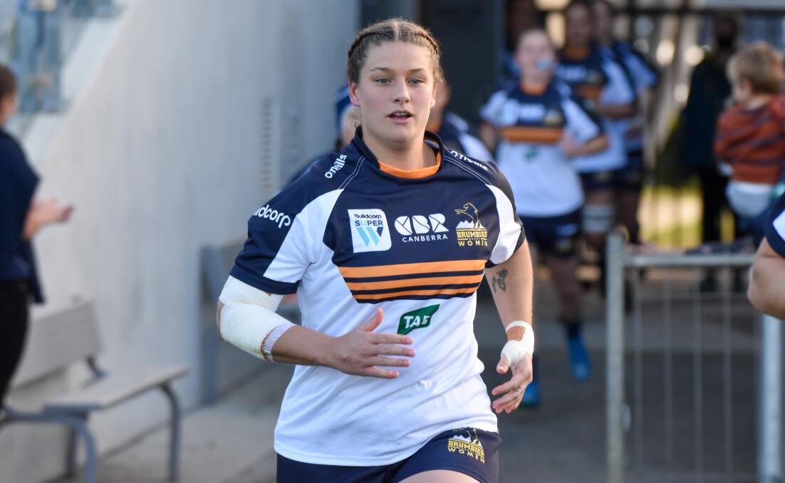Harriet Elleman and the Brumbies will look to finish with a bang against the Melbourne Rebels on Saturday. Photo: Lachlan Lawson/Brumbies Media