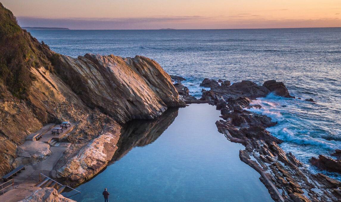 Blue Pool at Bermagui. Picture: David Rogers, supplied by Sapphire Coast Destination Marketing
