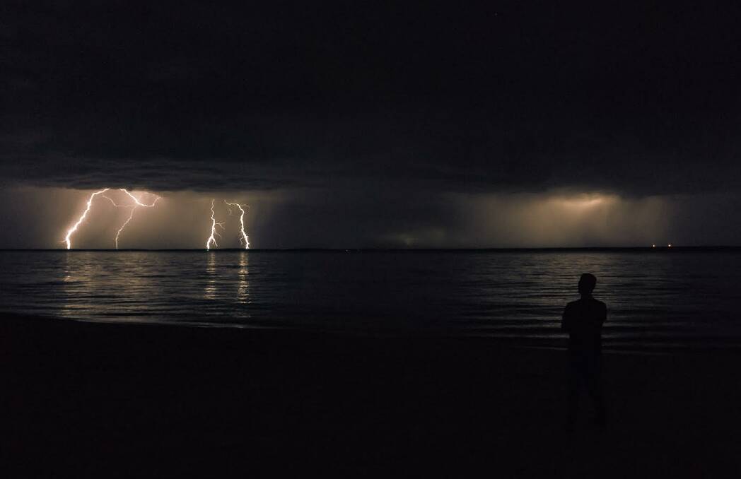 PIC OF THE DAY: Callum Ferris took this photo of a thunderstorm from Collingwood Beach, Vincentia. Submit photos to emily.barton@fairfaxmedia.com.au 