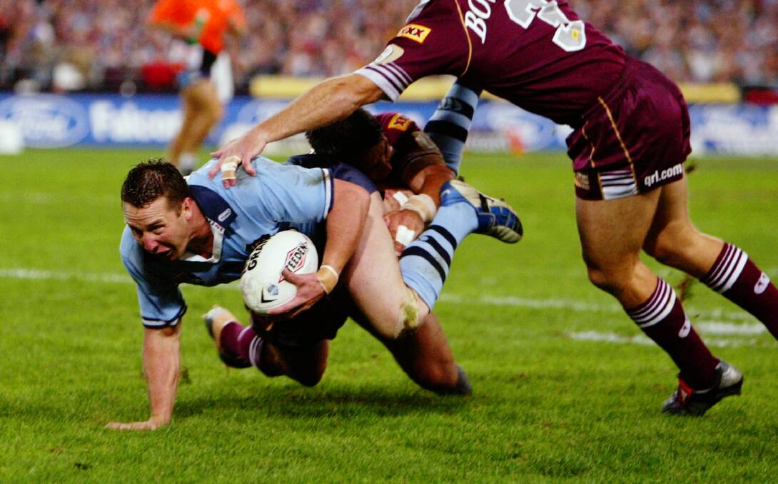 Shaun Timmins played in the State of Origin nine times for as many wins. Photo: Craig Golding.