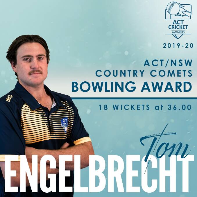 Comets reward Engelbrecht for his five-star bowling performance