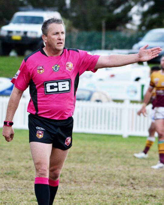 Group Seven referee Paul Lees. Photo: GREG RIGBY SPORTS PHOTO