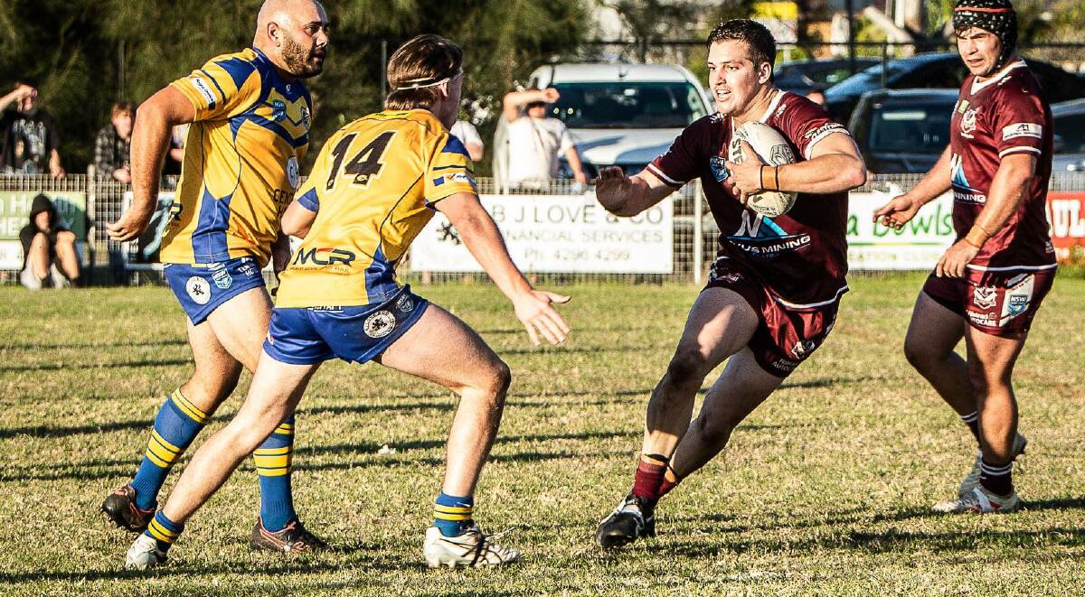 Albion Park-Oak Flats' Josh Sainsbury and his Eagles will remain sidelined for at least another four weeks. Photo: Margo Jane