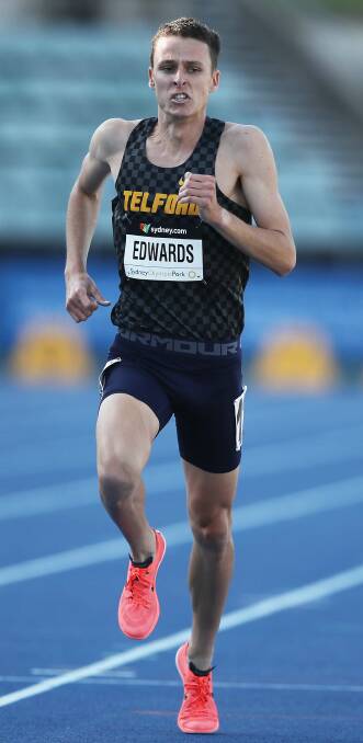 Jye Edwards ran another personal best time in Monaco. Photo: Athletics Australia