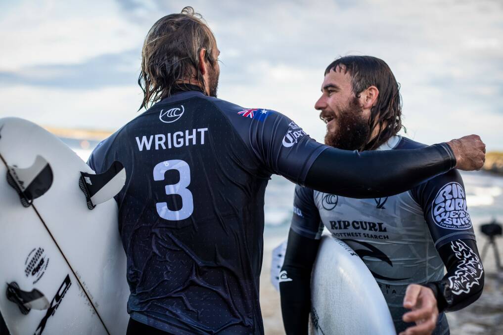 Culburra Beach's Owen and Mikey Wright will face off in Mexico. Photo: WSL/Miers