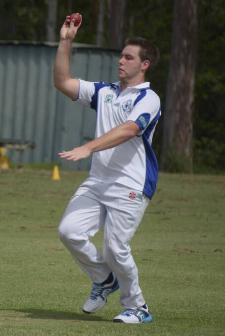 DANGERMAN: Sussex Inlet skipper Jake Westley finished with figures of 3/7 off his three overs, in his side's win against Shoalhaven Ex-Servicemens. Photo: DAMIAN McGILL