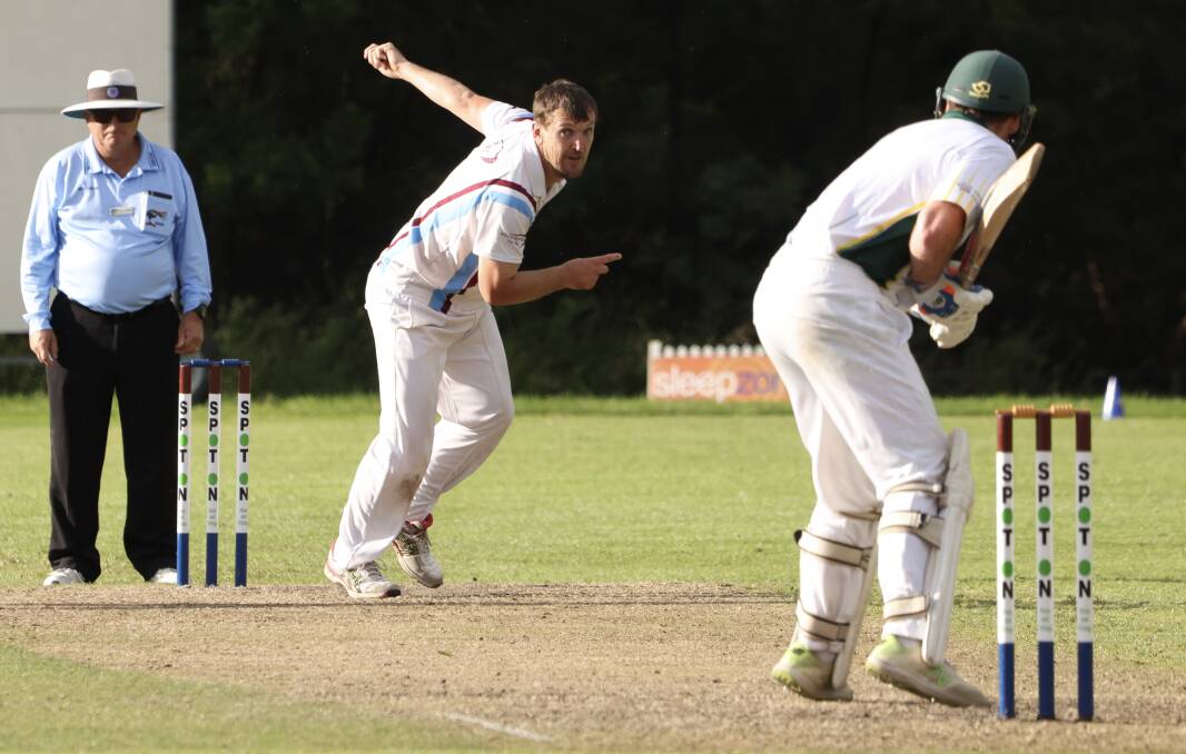Shoalhaven District Cricket Association president Justin Weller, in action for Nowra Nowra-Cambewarra, is excited about the season ahead. Photo: Jo Parsons
