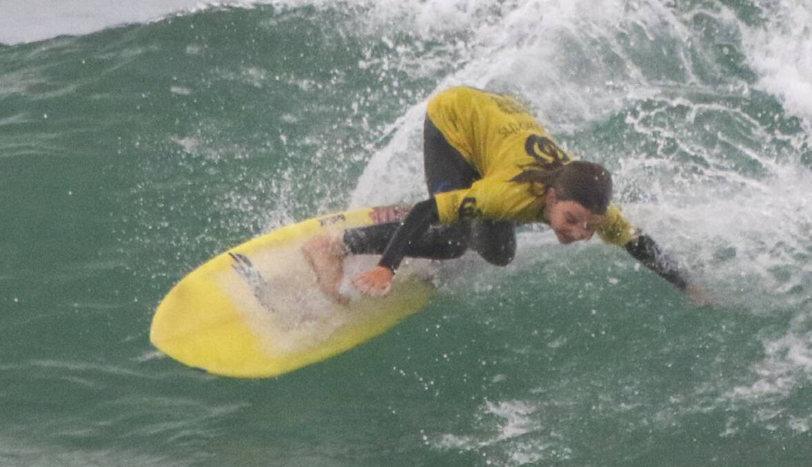 Jones Beach Boardriders' Lani Cairncross. Photo: Josh Brown/Surfing NSW