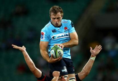 Will Miller in action for the Waratahs. Photo: RUGBY NSW