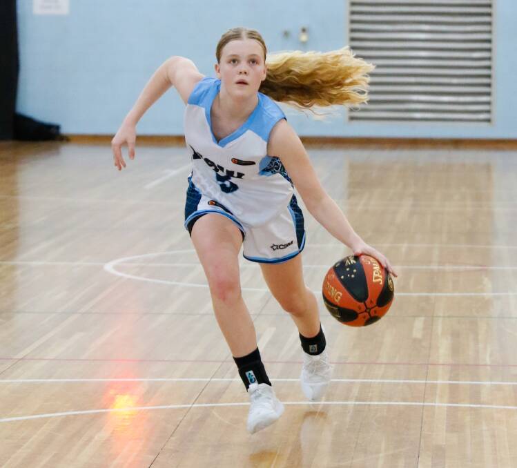 Cambewarra's Asha Phillips has been selected in the NSW Country under 18 girls team Photo: Basketball NSW