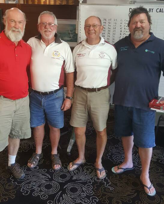 Callala veterans: Dave Dickerson, Graham Lewington, Doug Ingle and Rob Jerman.