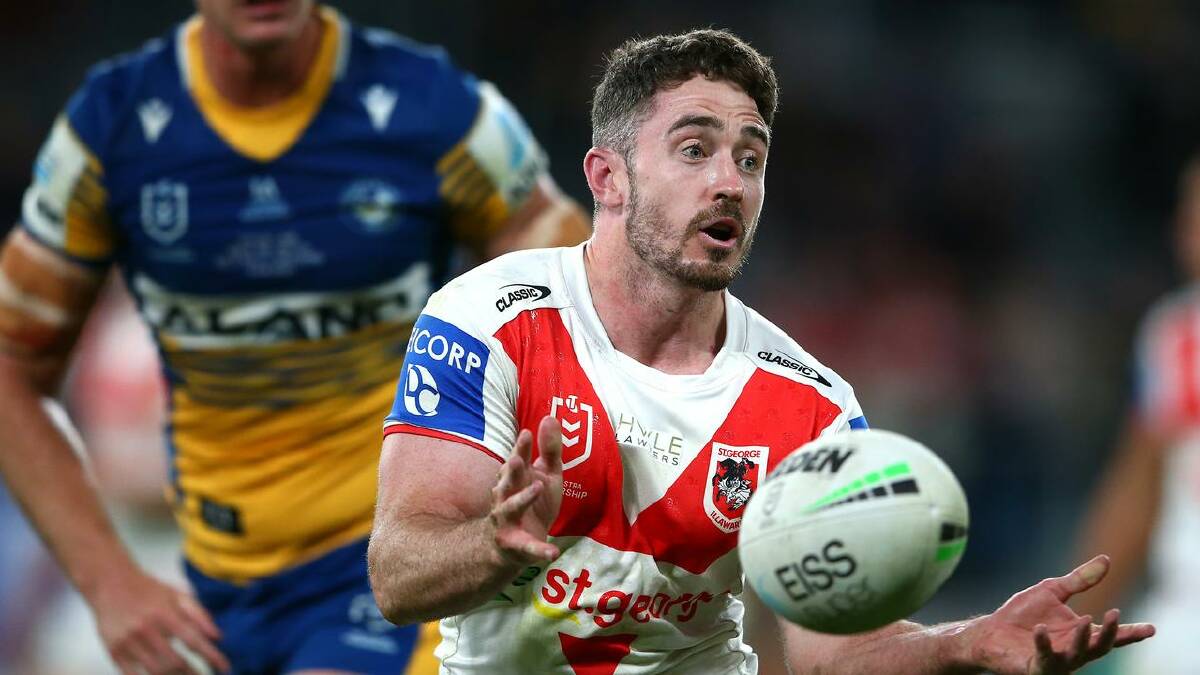 Albion Park-Oak Flats' Adam Clune and his St George Illawarra side are preparing to shift north as the NRL escapes Sydney's worsening coronavirus situation. Photo: Dragons Media