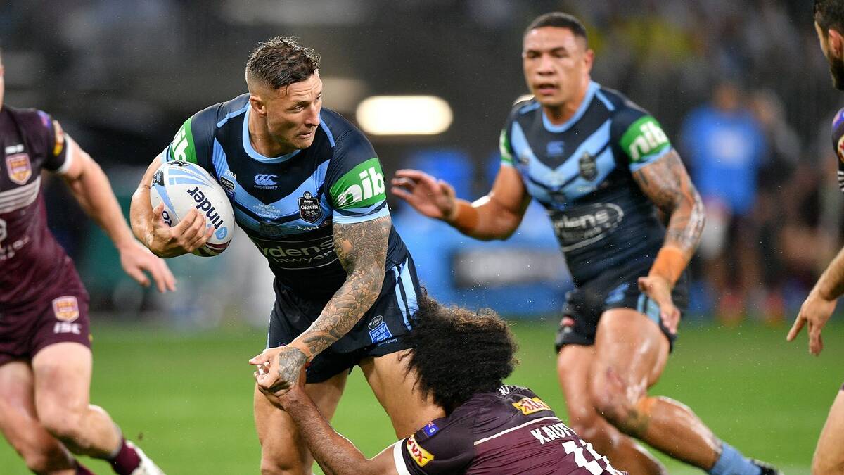 Tariq Sims last played for NSW on June 23, 2019. Photo: Blues Media