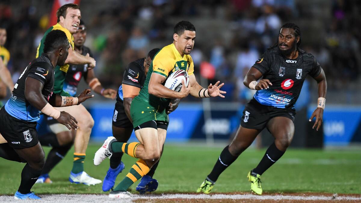 Cody Walker makes a run for the Prime Minister's XIII. Photo: NRL PHOTOS